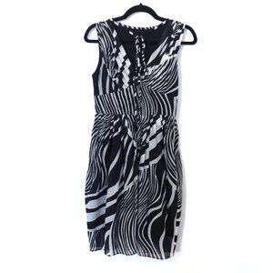 Marc Jacobs Black and White Dress Size 4